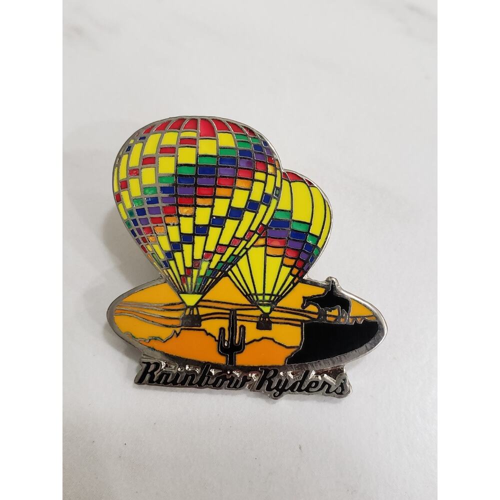 Fashion‎ Jewelry Pin Brooch Rainbow Riders Cactus Desert Accessory Costume